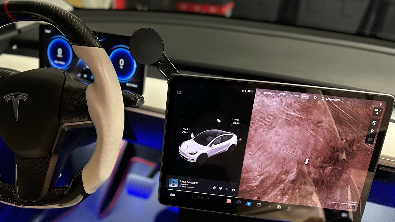 Tesla Model Y / 3 Best Phone Mount? Jowua Version 2.0 Hidden Car Mount