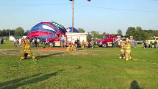 Watch the Traditional Fireman's Battle at the Fair