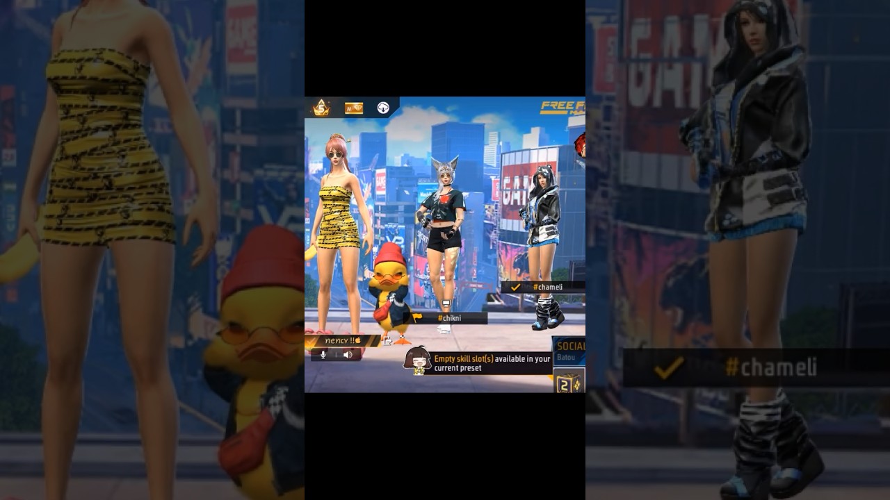 BOHUT SANSKARI LADKIYAN HAI 😂 Free fire funny moments community