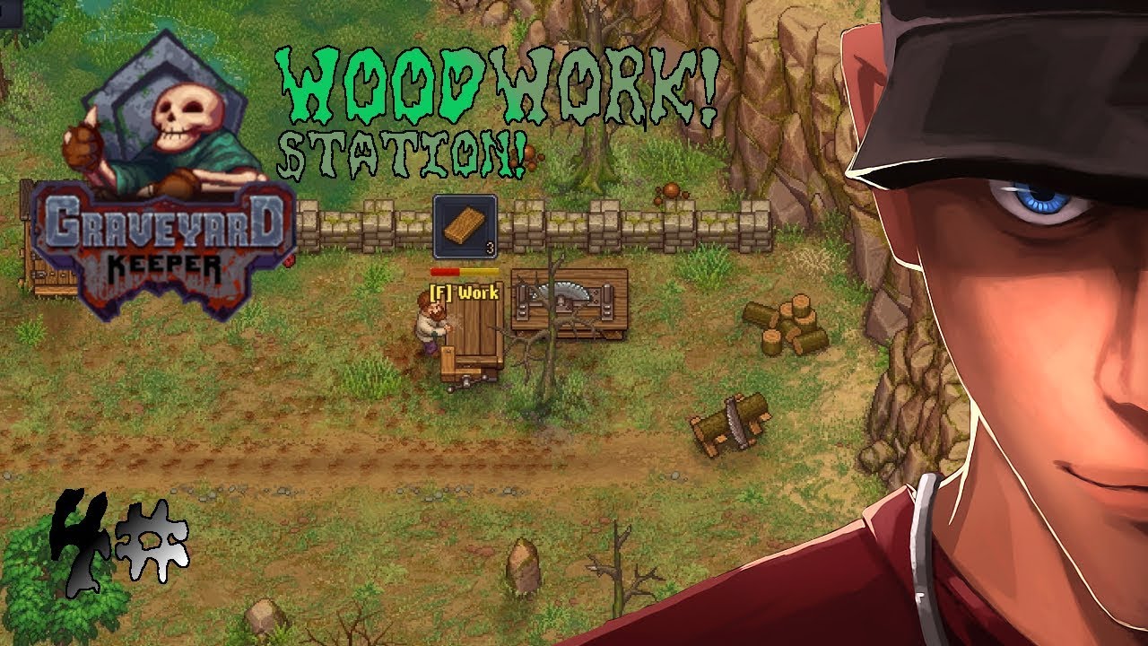 Graveyard Keeper Woodwork Station! Planks for days? Let's Play