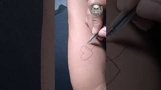 Lovers Heart Tattoo | Heartbeat ❤️ #shorts #tattoo #heart Lovers Heart Tattoo | Heartbeat ❤️ #shorts #tattoo #heart