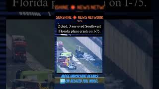 Tragic Plane Crash in Florida: 2 Dead, 3 Survivors #short