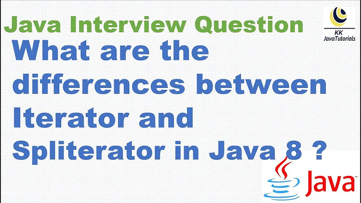 What are the differences between Iterator and Spliterator in Java 8 ? ||  Java 8 interview Question