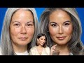 A quick everyday makeup look for mature skin