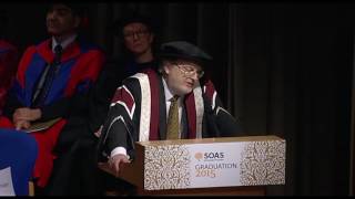 Director's Closing Address, SOAS Graduation 2015, SOAS University of London