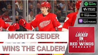 MORITZ SEIDER HAS WON THE CALDER TROPHY FOR ROOKIE OF THE YEAR!
