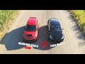 Mazda MPS Speed 3 vs Tesla M3. Горячий хэтчбек дает жару)