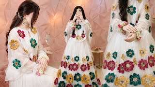 Download lagu DIY 3D Flower Embroidery Tutorial✨️ Pinterest Inspired Designer frock✨️Eid special outfit ♥️ 