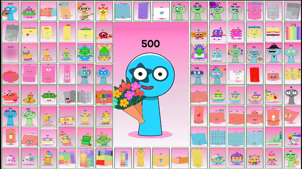 Incredibox SprunkiOC ALL Numberblocks | Phases 4 Complation