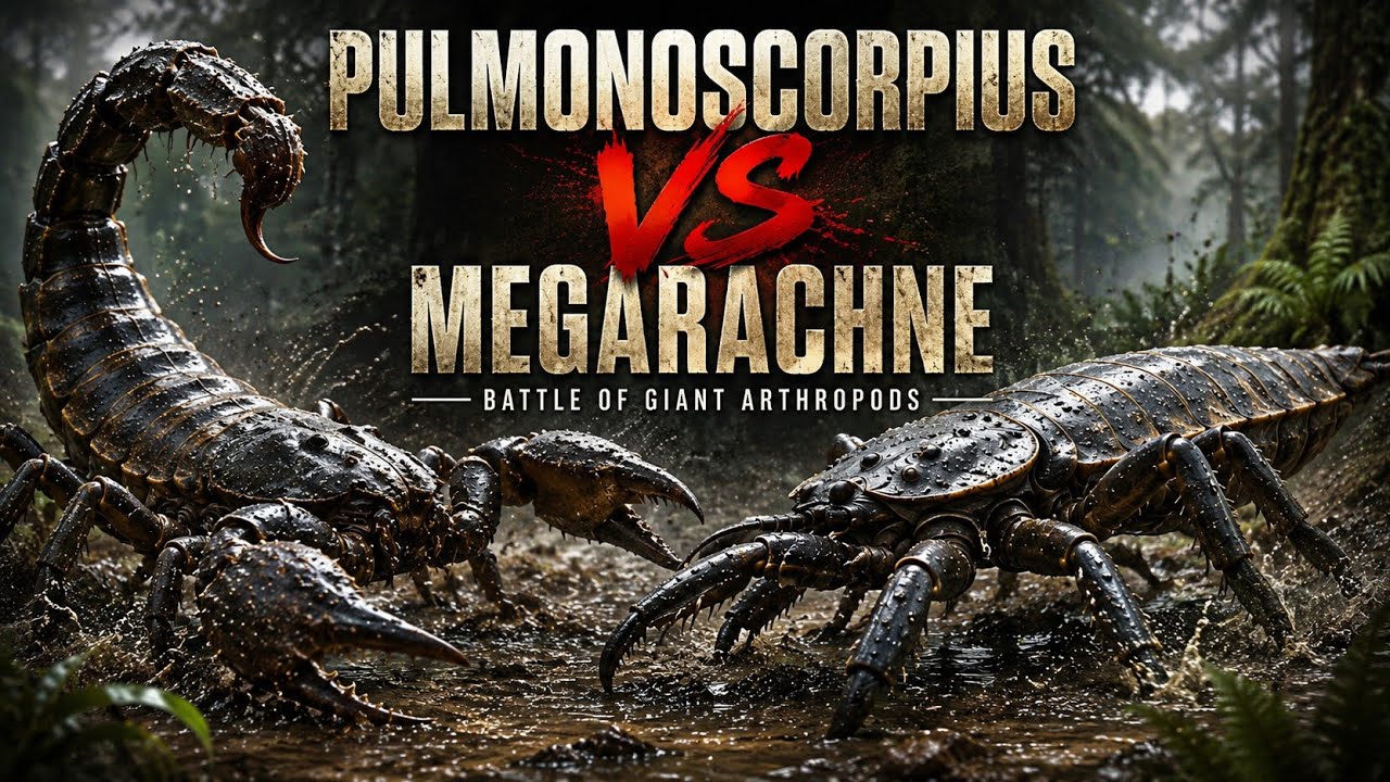 Pre Historic Battle | 🦂 Pulmonoscorpius vs 🕷️ Megarachne | The