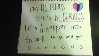 Video thumbnail of "Marianas Trench -  Here's to the Zeros - handwritten lyric video"