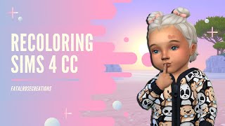 Celebrity Tutorial: Recoloring Content for the Sims 4 Profile