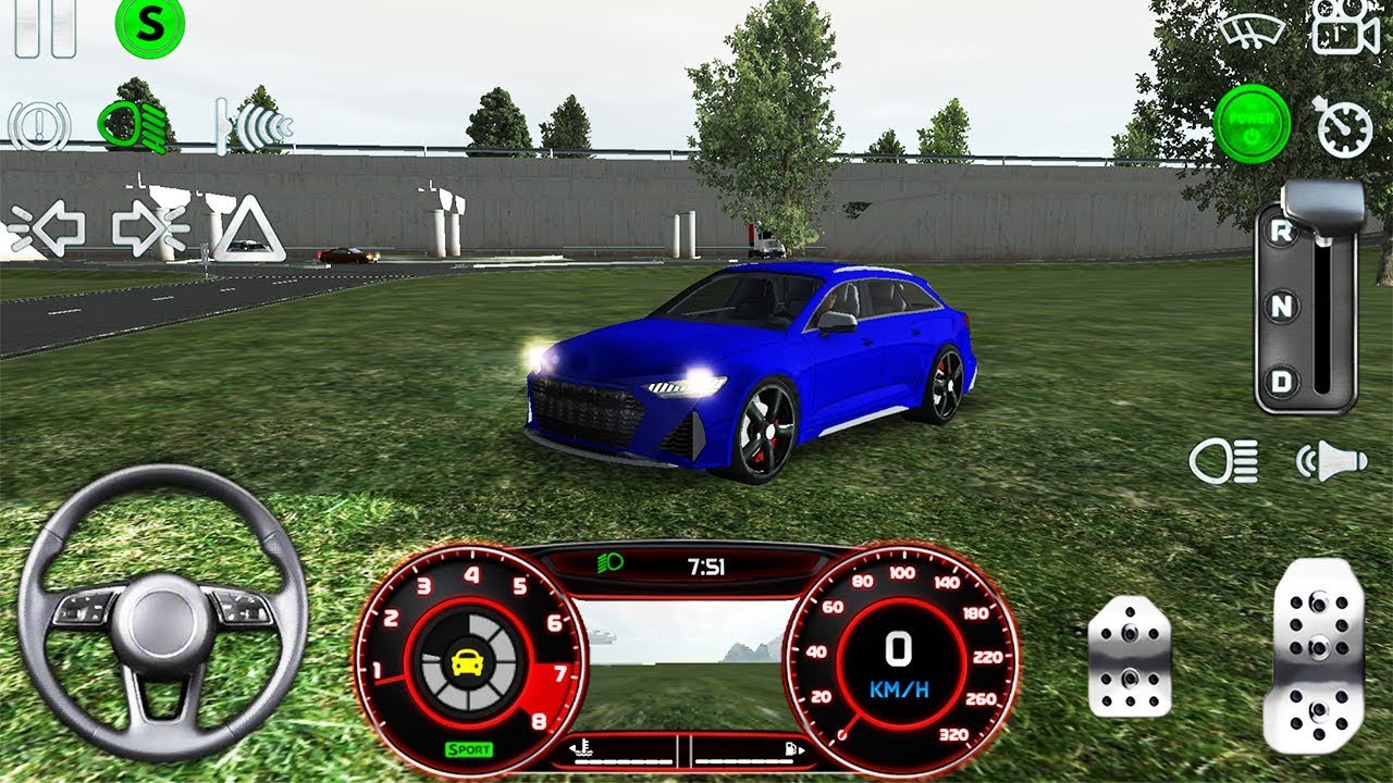 Real Driving Sim UPDATE 2020: Sport Blue Car Driving Best ...