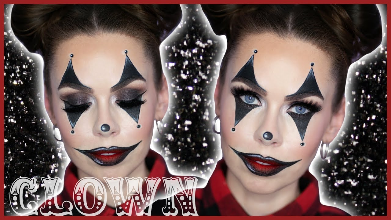 CUTE CLOWN HALLOWEEN MAKEUP TUTORIAL | KLAUN 🤡 - YouTube