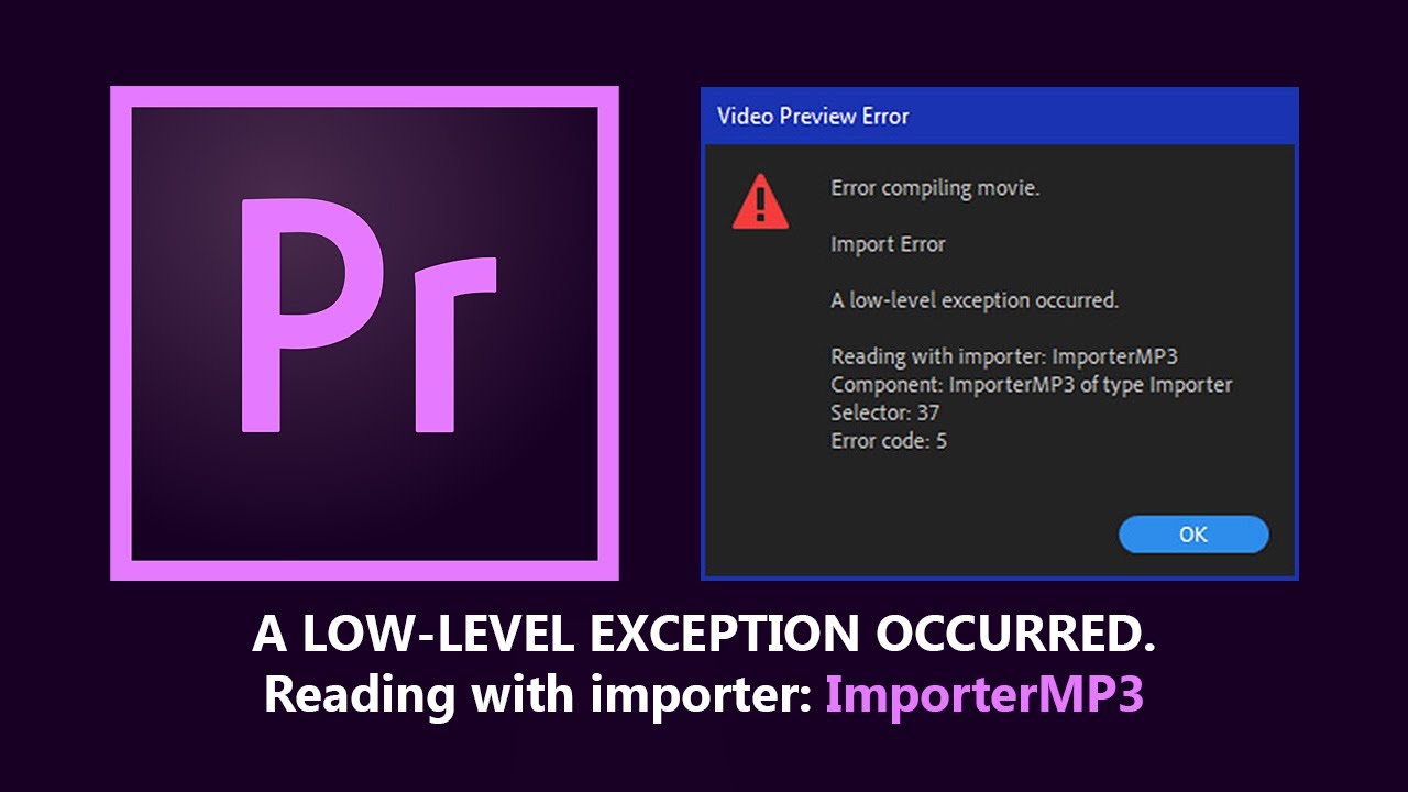 Premiere a low level. Ошибка премьер про. a low level exception occurred in adobe premiere что это. a low level exception occurred in adobe premiere что это transmit startup.