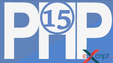 Curso de PHP - Aula 15 - Variáveis I - eXcript