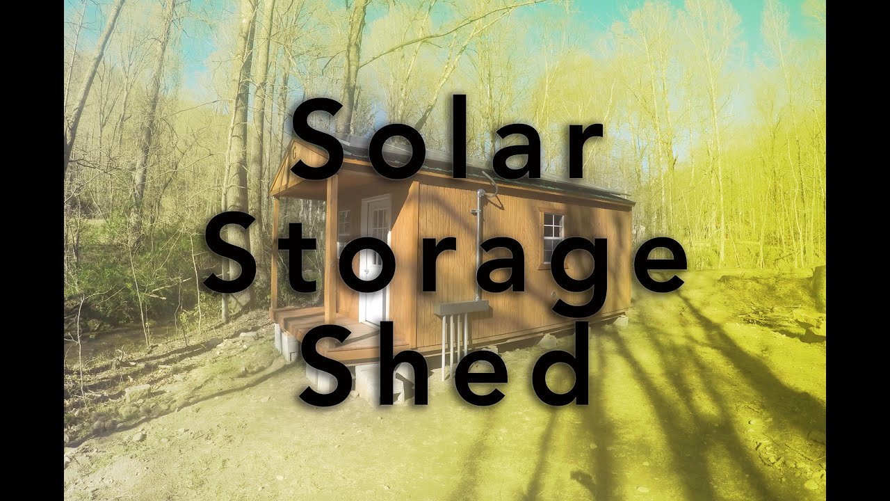 Solar Storage Shed