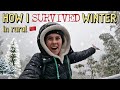 How I got through winter living in a Chinese village! ❄️ 美国人入住中国农村，怎么熬过冬天！