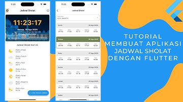 Tutorial Membuat Aplikasi Jadwal Sholat dengan Flutter