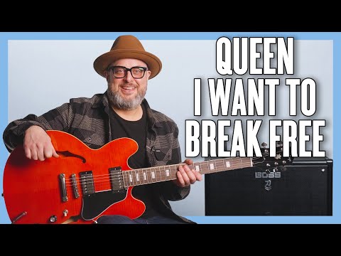 Queen I Want To Break Free Guitar Lesson Tutorial