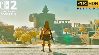 The Legend of Zelda: Tears of the Kingdom (Switch 2) 4K 60FPS HDR Gameplay - (First 50 Mins)