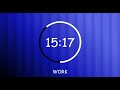 NO PHONE. NO DISTRACTIONS | 1 Hour Quiet Pomodoro Silent Focus Timer