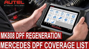 Mercedes DPF Coverage Autel MK808