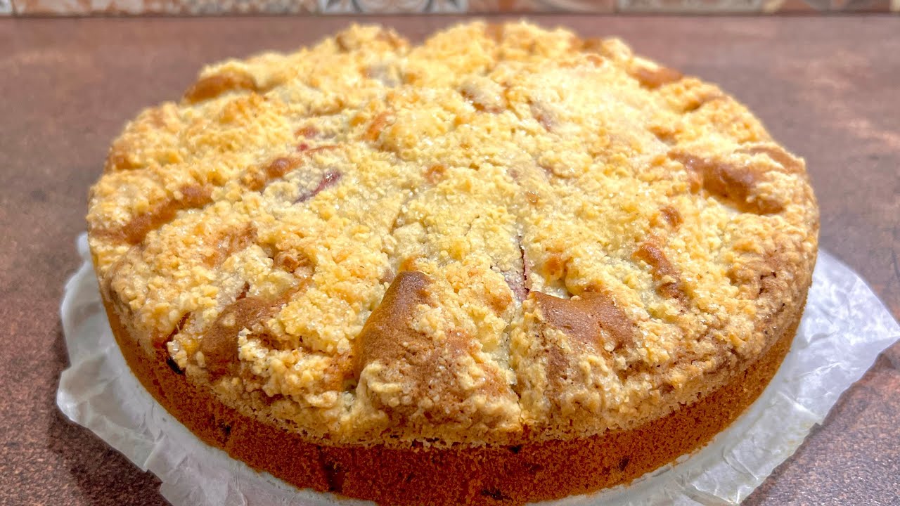 Плодов сладкиш -вкусен, лесен, лек, нежен. Ще го обикнете веднага! /Пирог персиковый -просто, вкусно