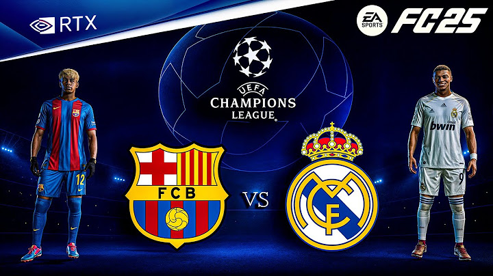 FC 25 - Barcelona vs Real Madrid Ft. Ronaldo, Messi, | UEFA Champions League Final | PC™ [4K60]