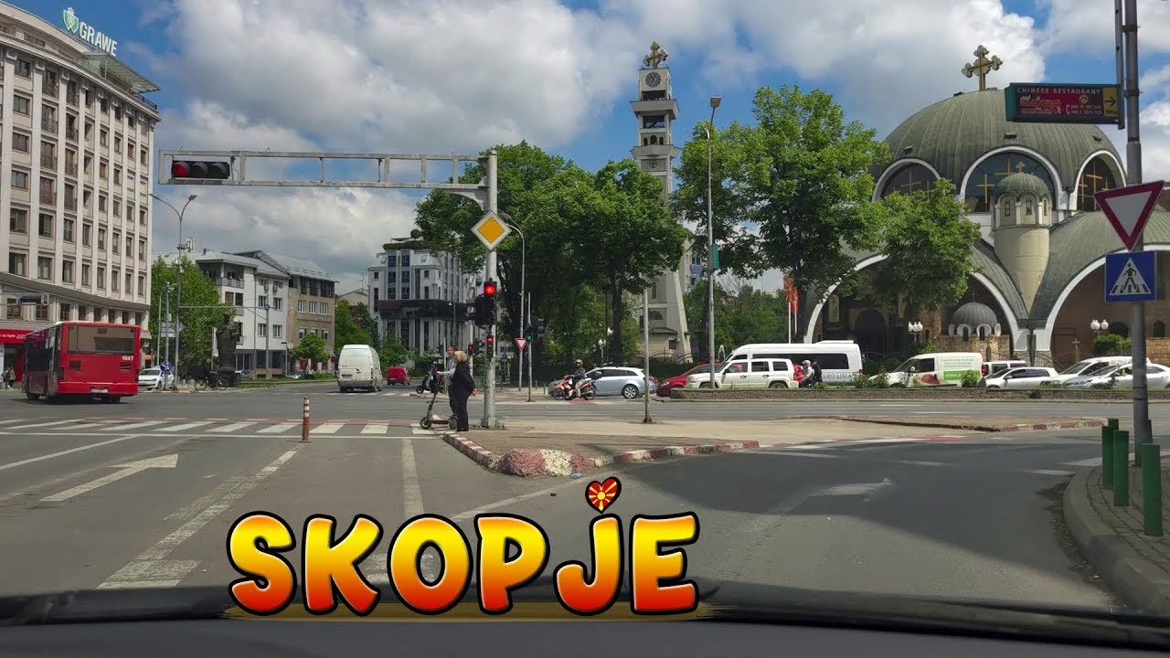 SKOPJE, Macedonia 【DRIVE TOUR】 *POV* (5.2025) 🚗 Пролетен ден се возиме низ Скопје, Македонија 🇲🇰