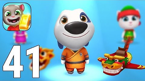Talking Tom Gold Run Gameplay Walkthrough Part 41 - Kung Fu Hank [iOS/Android Games]