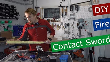 How to build your own DIY Contact Fire Sword Part 1 by Modern Juggling