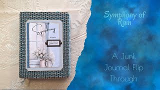 Rainy Day Junk Journal Flip-Through | Cozy Handmade Journal with Ephemera & Writing Pages
