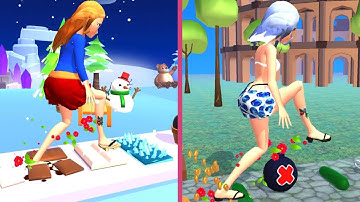 ASMR Tippy Toe Gameplay All Levels ios,Android Walkthrough BİG UPDATE APK GAME New Levels #tippytoe