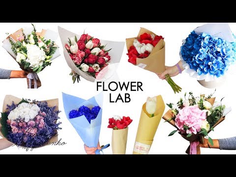 TOP 10 DIY: How to wrap a bouquet of flowers Part 1