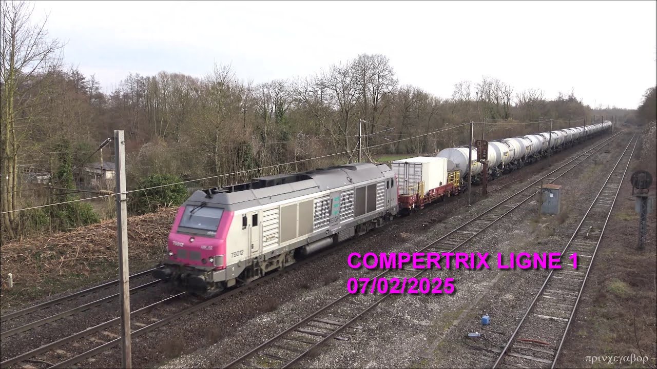 TRAINS / COMPERTRIX 51 / LIGNE 1 / 07 02 2025 /