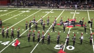 Waukesha South Blackshirts Marching Band - Halftime 9-19-2014