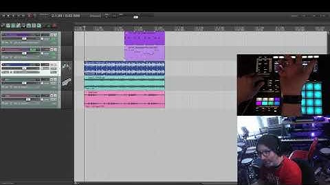 Reaper - Maschine MK3 as midi control surface MOUSELESS WORKFLOW arrangement MPC track mutes Part 3