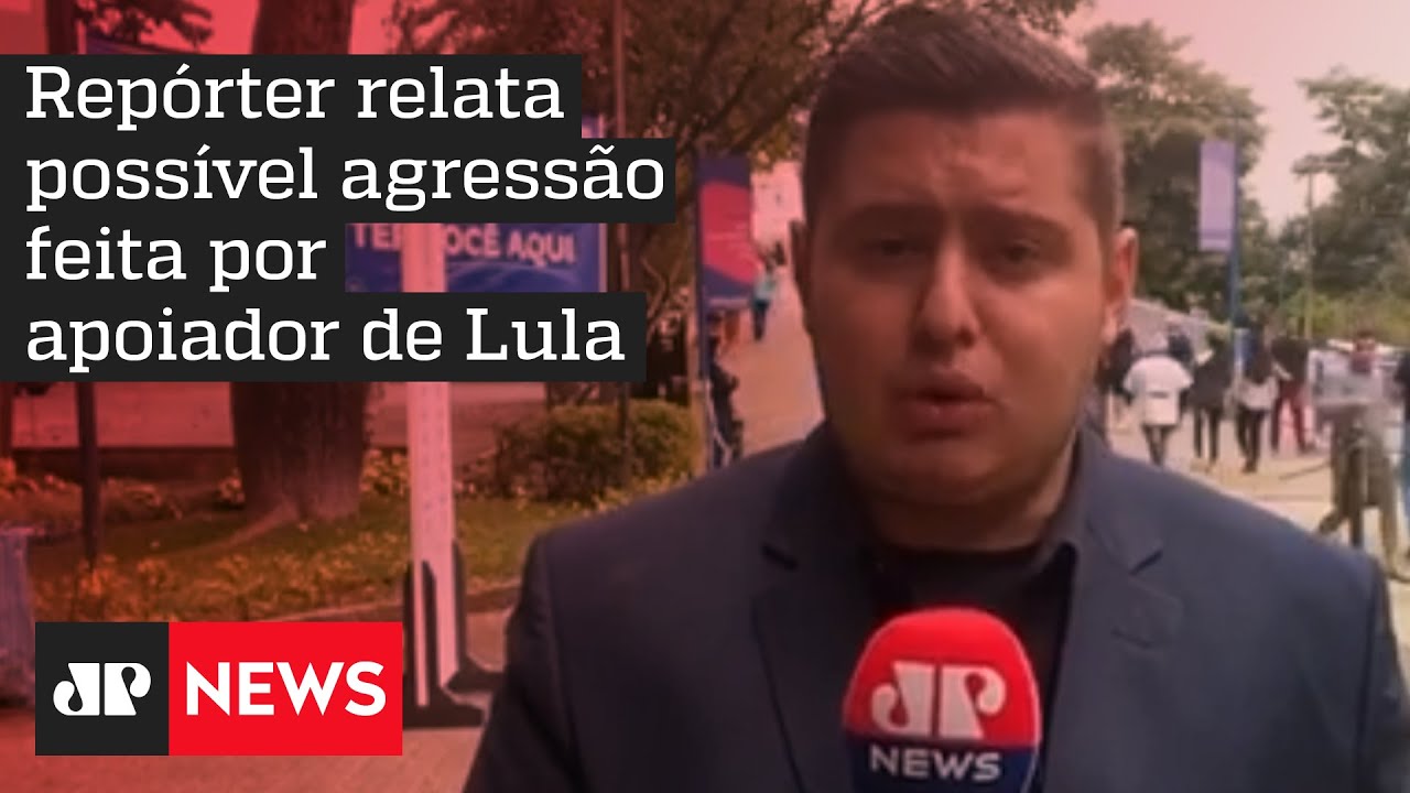 Equipe da Jovem Pan é agredida verbalmente em colégio eleitoral na Zona Leste de SP