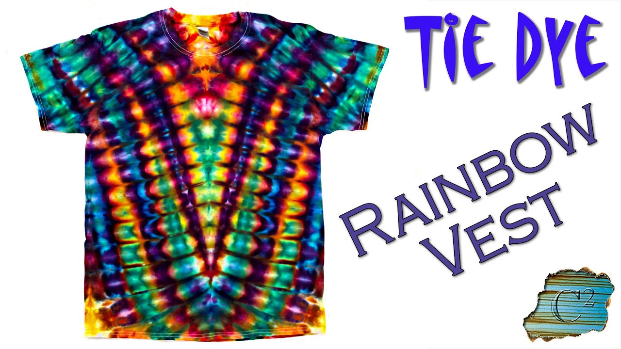 Tie Dye:  Rainbow Vest [Ice Dye]