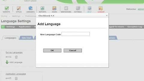 Checkbox Survey Multilanguage Installation Instructions