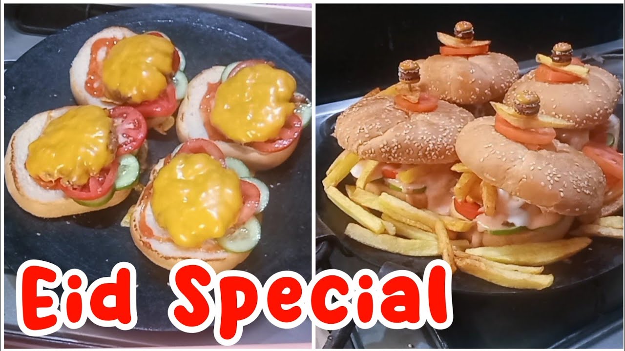 Eid Special Recipe | How To Make Burger Patty | Beef Burger Patty | Home made burger
