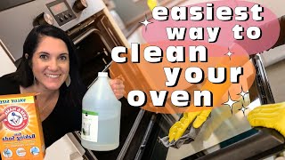 The Easiest Way to Clean Your Oven with Ingredients You Already Have! | No Harsh Chemicals Cleaners