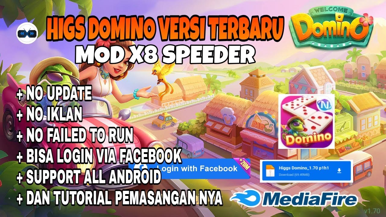 TERBARU!! CARA PASANG HIGS DOMINO X8 SPEEDER TANPA IKLAN!! YouTube