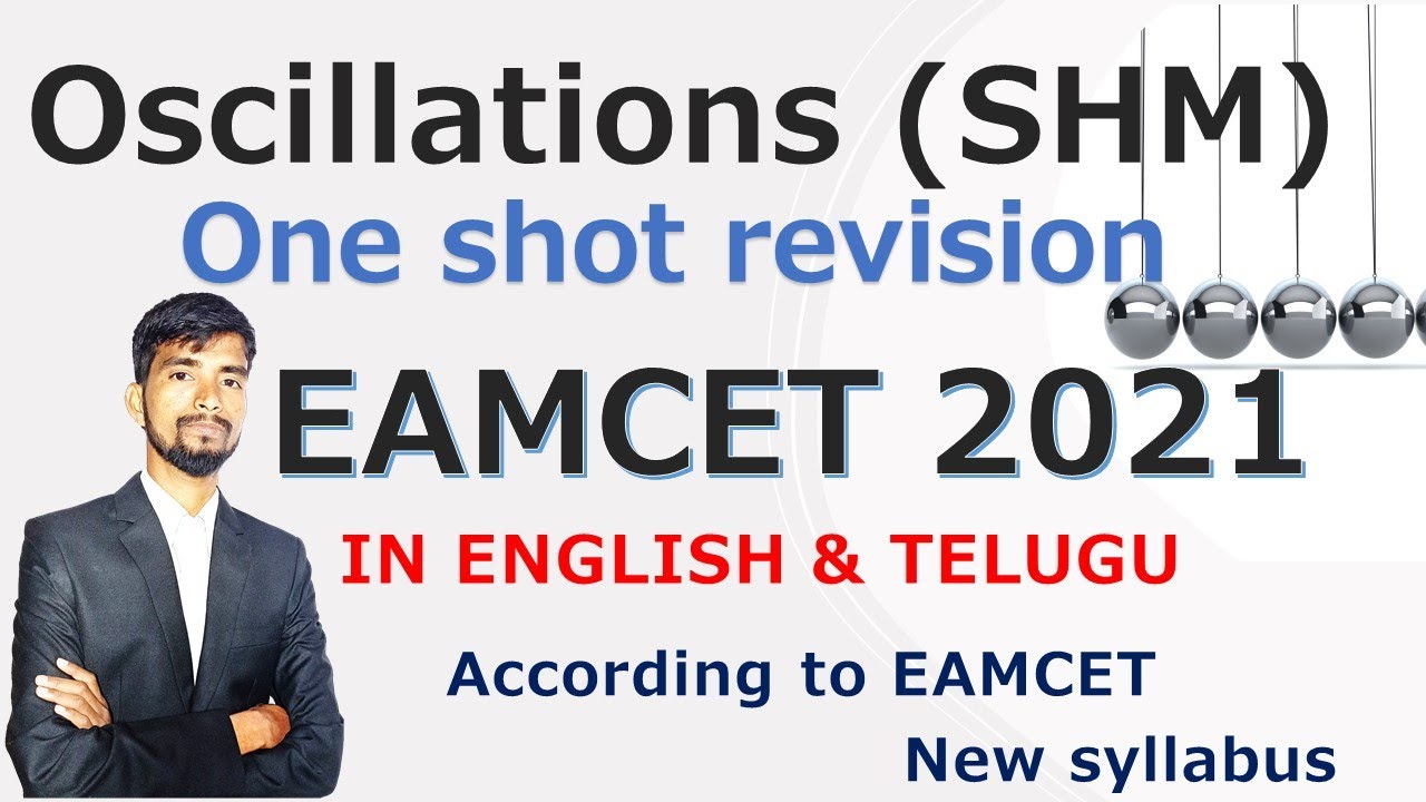oscillations chapter for eamcetoscilatons chapter in telugushm in