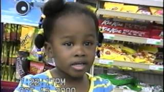 Singing at gas station for candy
