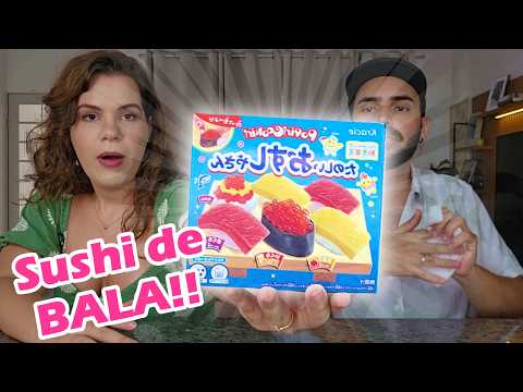 Making DIY Japanese snacks