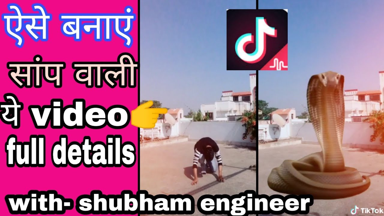 Snake video tutorial on tiktok YouTube