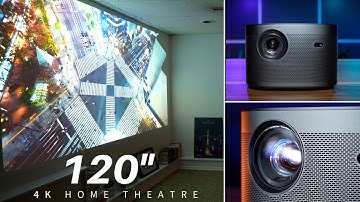 The AI Powered 120" 4K Projector Setup - XGIMI Horizon Pro