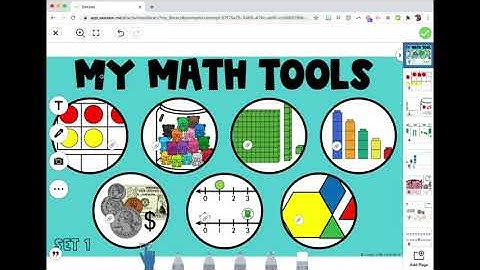 Digital Math Manipulatives for Google Classroom and SeeSaw